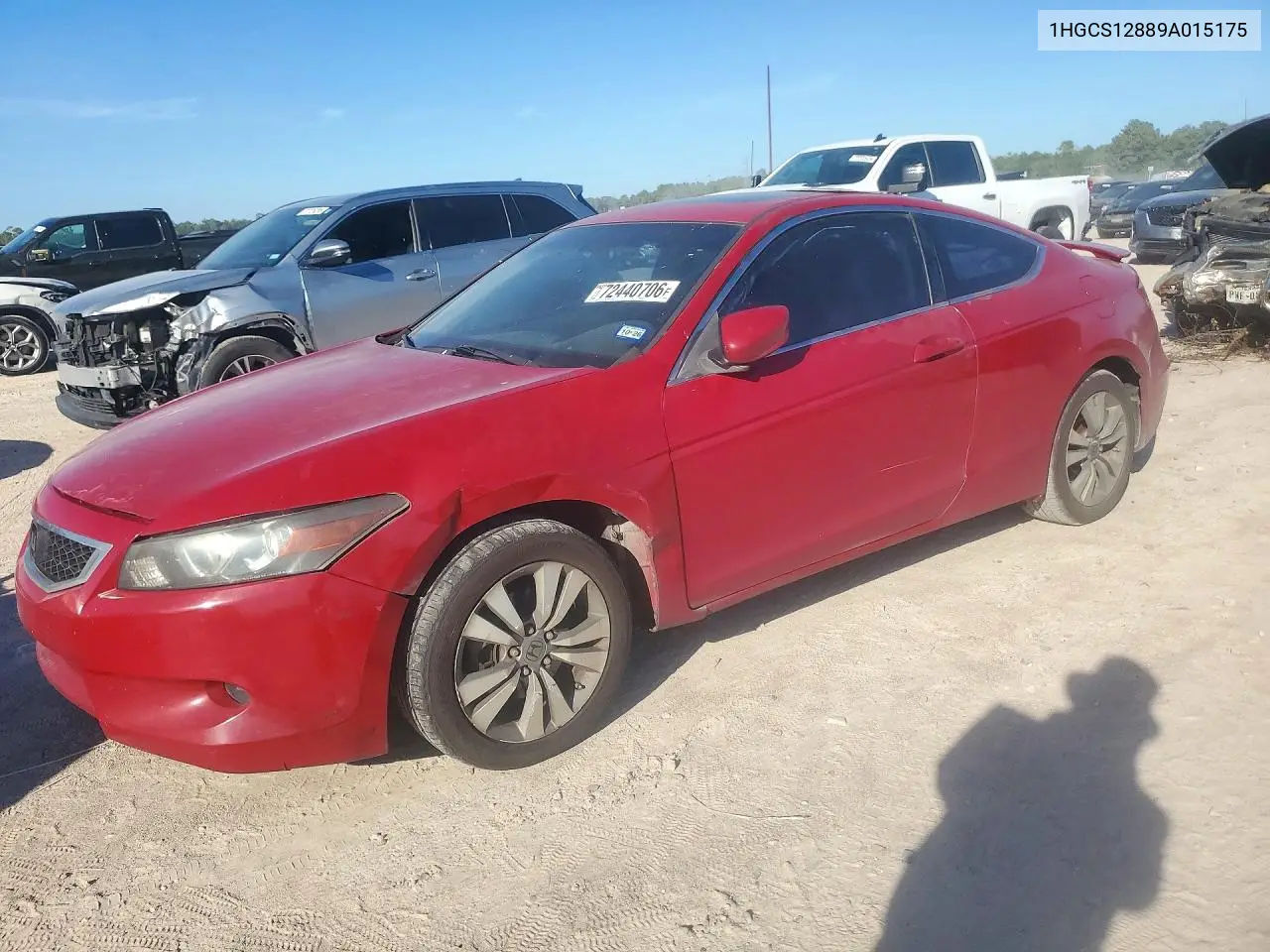 2009 Honda Accord Exl VIN 1HGCS12889A015175 фото 1