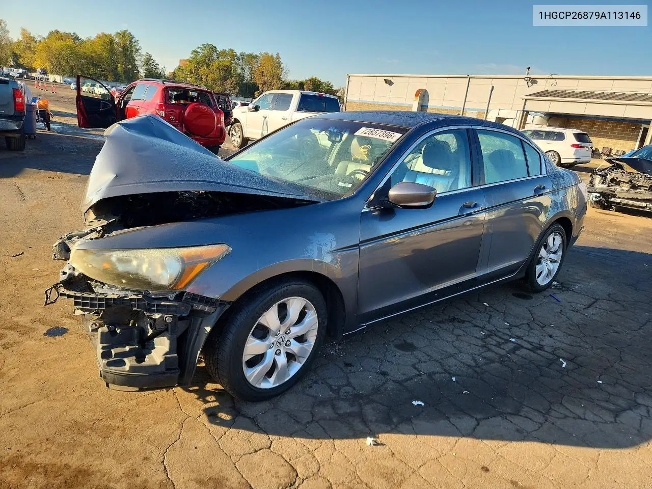 1HGCP26879A113146 Honda Accord 2009 — повреждение Передняя часть, фото до ремонта