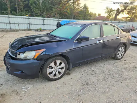 5KBCP3F85AB010261 — 2010 Honda Accord, Передняя часть, фото до ремонта