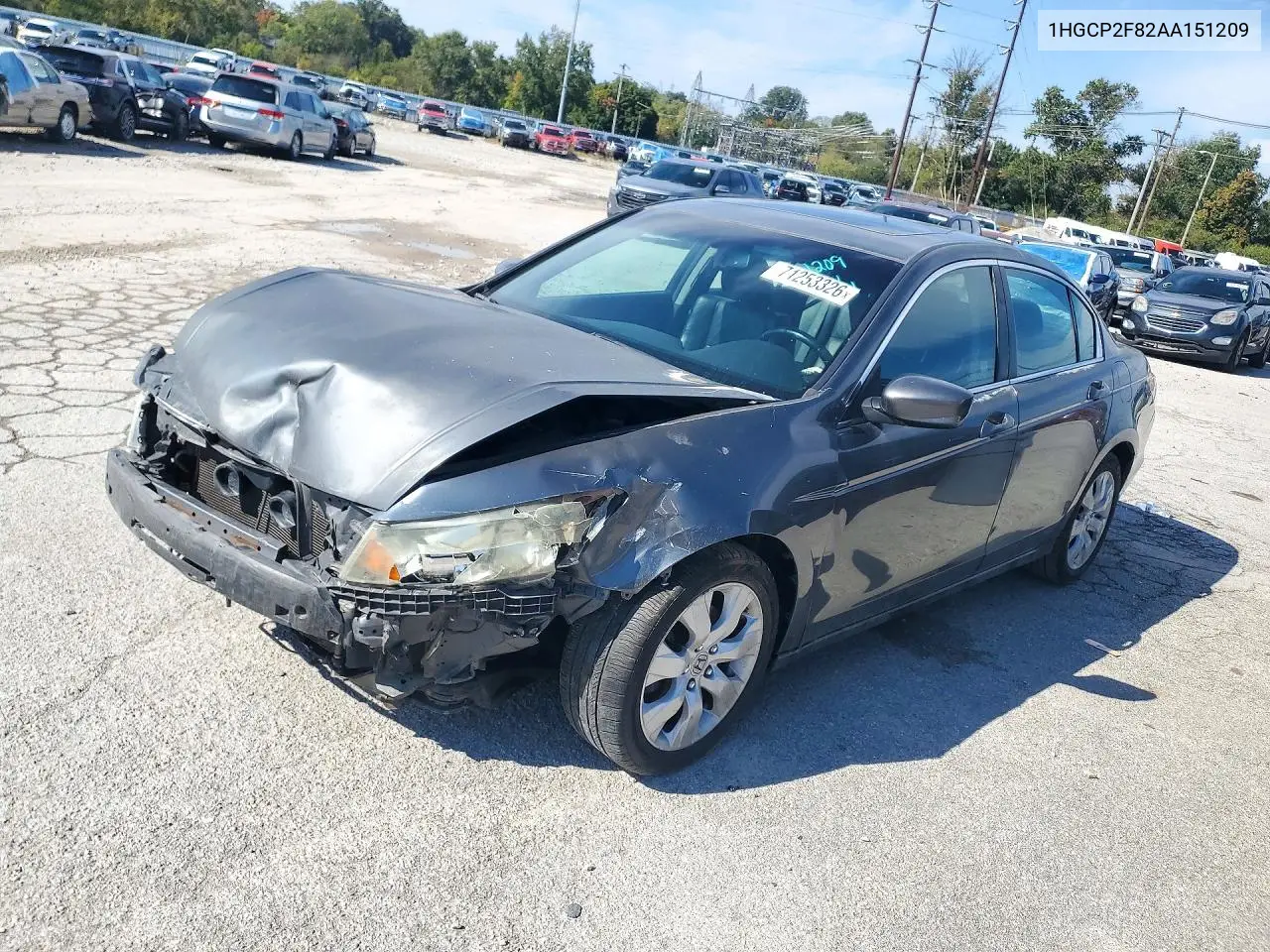 2010 Honda Accord Exl VIN 1HGCP2F82AA151209 фото 1