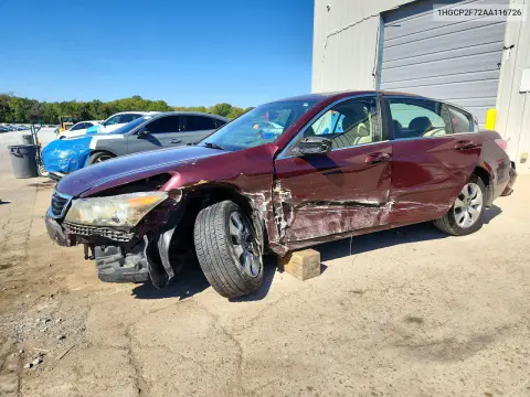 1HGCP2F72AA116726 — 2010 Honda Accord, Сторона, фото до ремонта