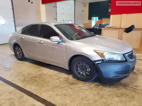 2010 Honda Accord Lx VIN 1HGCP2F30AA189705 фото 4