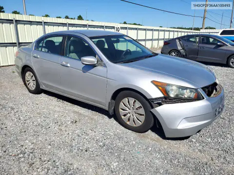 2010 Honda Accord Lx VIN 1HGCP2F36AA100493 фото 4