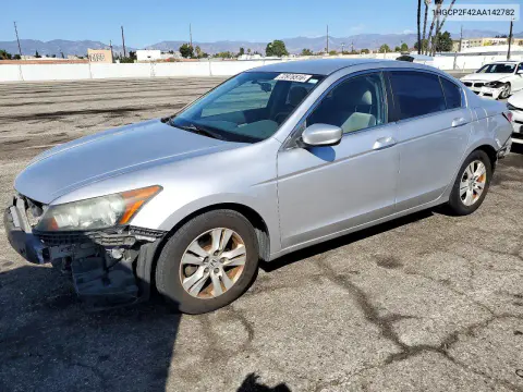 1HGCP2F42AA142782 — 2010 Honda Accord, Передняя часть, фото до ремонта