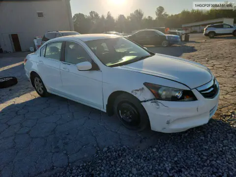 2011 Honda Accord Lx VIN 1HGCP2F30BA151456 фото 4