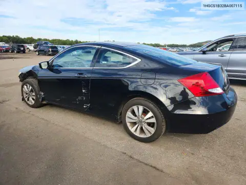 1HGCS1B32BA007115 — 2011 Honda Accord, фото 2 с аукциона Copart, Передняя часть
