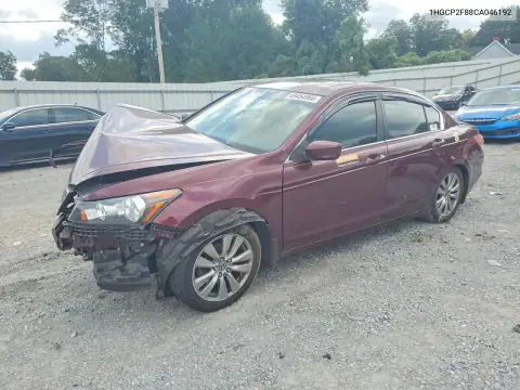 2012 Honda Accord Exl VIN 1HGCP2F88CA046192 фото 1