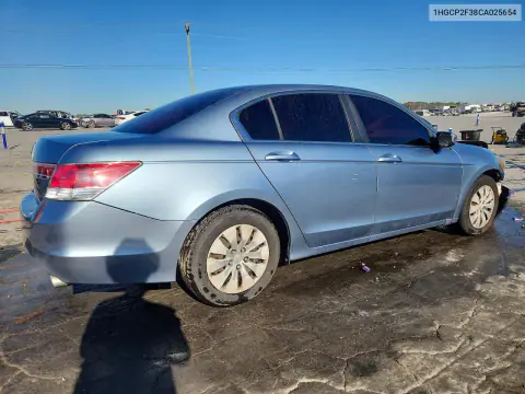 2012 Honda Accord Lx VIN 1HGCP2F38CA025654 фото 3
