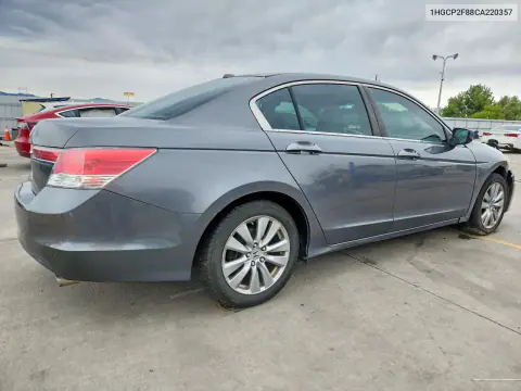 2012 Honda Accord Exl VIN 1HGCP2F88CA220357 фото 3