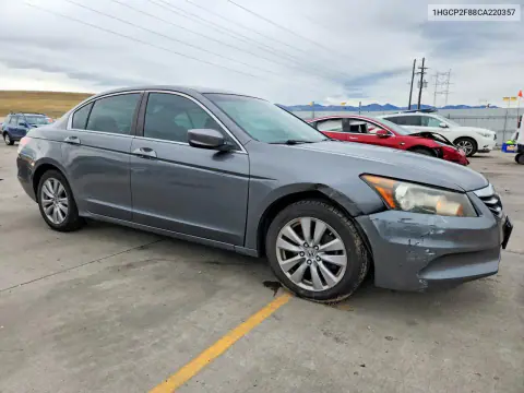 2012 Honda Accord Exl VIN 1HGCP2F88CA220357 фото 4