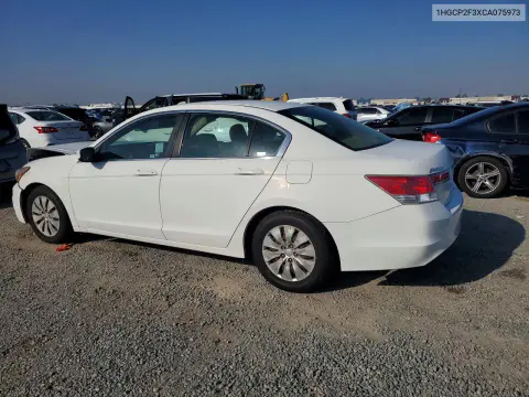 2012 Honda Accord Lx VIN 1HGCP2F3XCA075973 фото 2