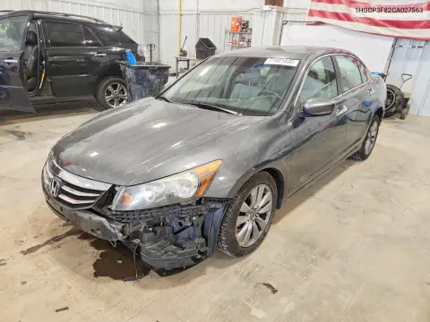 1HGCP3F82CA027563 — 2012 Honda Accord, Передняя часть, фото до ремонта