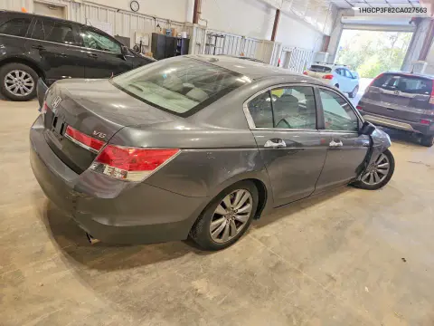 2012 Honda Accord Exl VIN 1HGCP3F82CA027563 фото 3