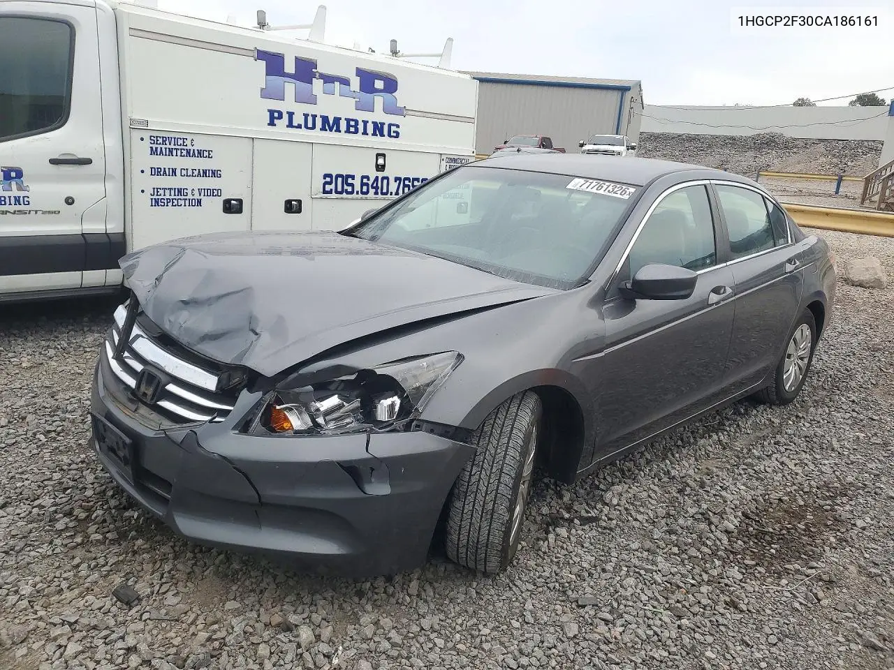 2012 Honda Accord Lx VIN 1HGCP2F30CA186161 фото 1