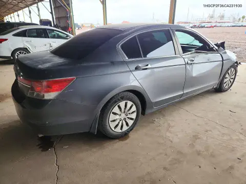 2012 Honda Accord Lx VIN 1HGCP2F36CA231930 фото 3