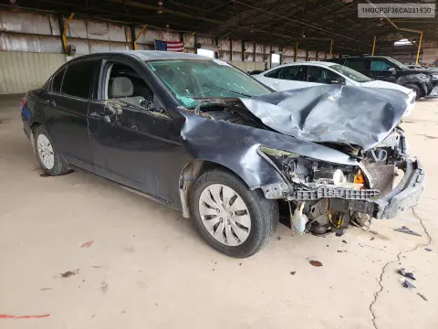 2012 Honda Accord Lx VIN 1HGCP2F36CA231930 фото 4