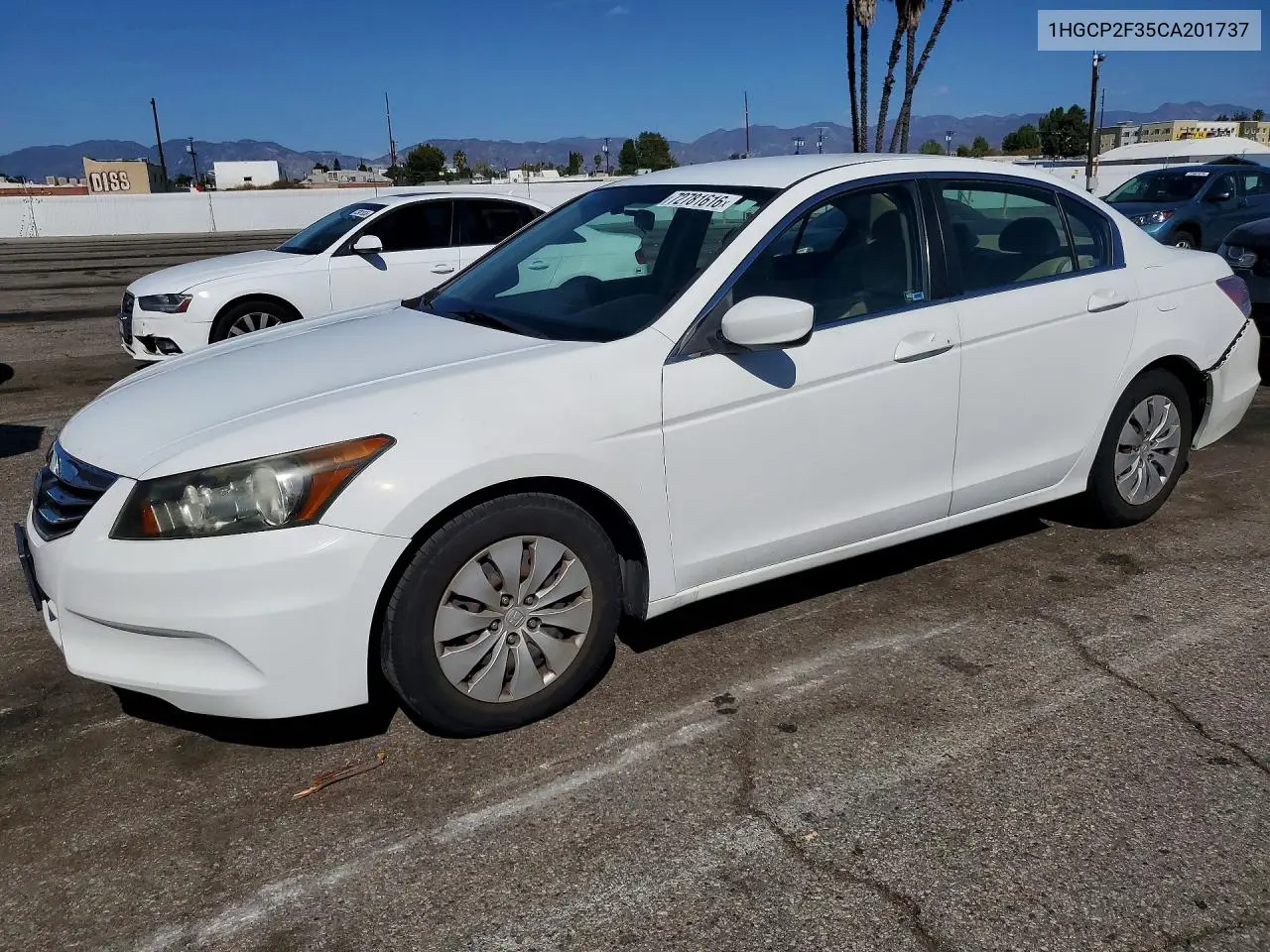 1HGCP2F35CA201737 Honda Accord 2012 — повреждение Задняя часть, фото до ремонта