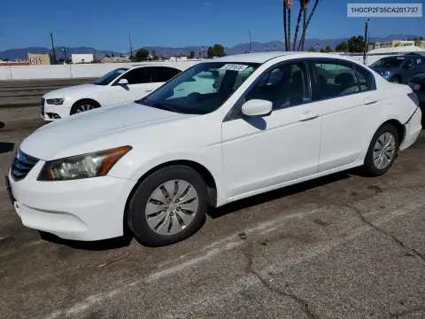1HGCP2F35CA201737 — 2012 Honda Accord, Задняя часть, фото до ремонта