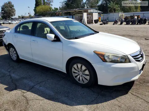 1HGCP2F35CA201737 — 2012 Honda Accord, фото 4 с аукциона Copart, Задняя часть