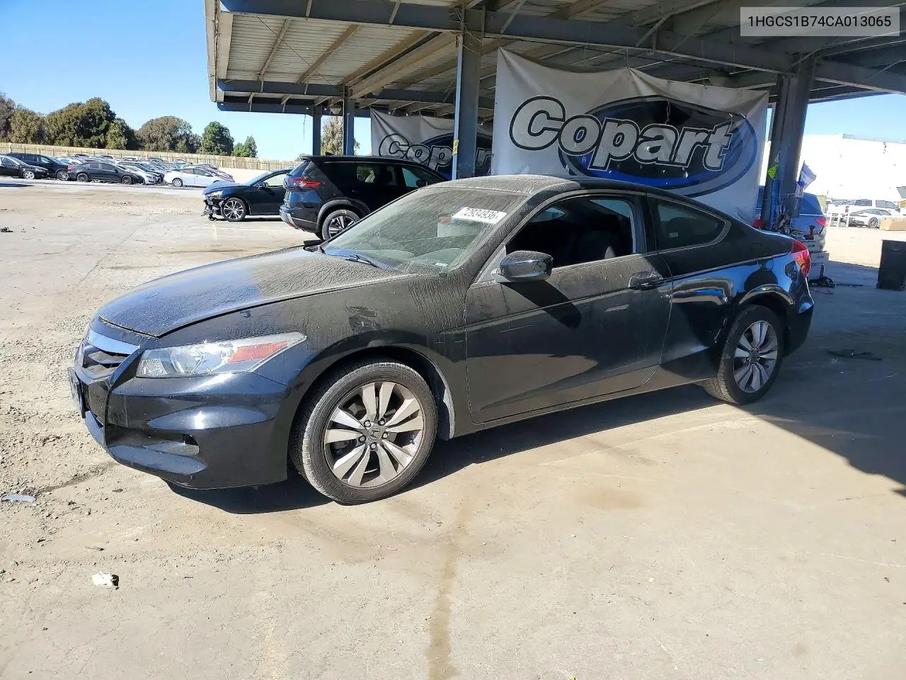 2012 Honda Accord Ex VIN 1HGCS1B74CA013065 фото 1