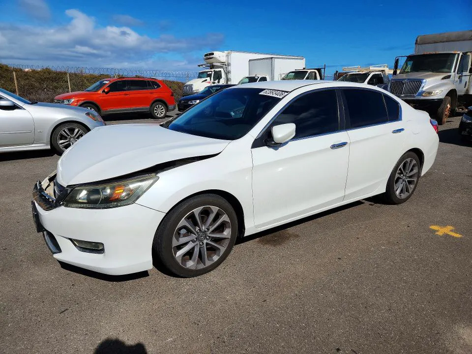 2013 HONDA ACCORD VIN 1HGCR2F57DA142588 фото 1