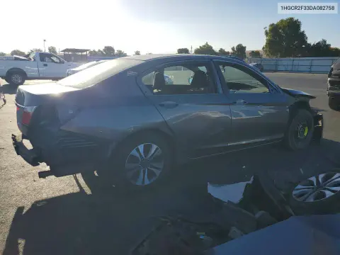 2013 Honda Accord Lx VIN 1HGCR2F33DA082758 фото 3