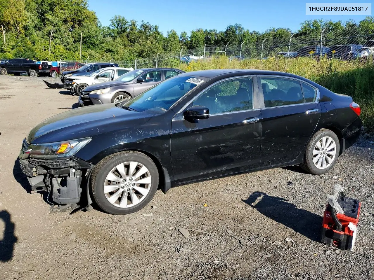 2013 Honda Accord Exl VIN 1HGCR2F89DA051817 фото 1