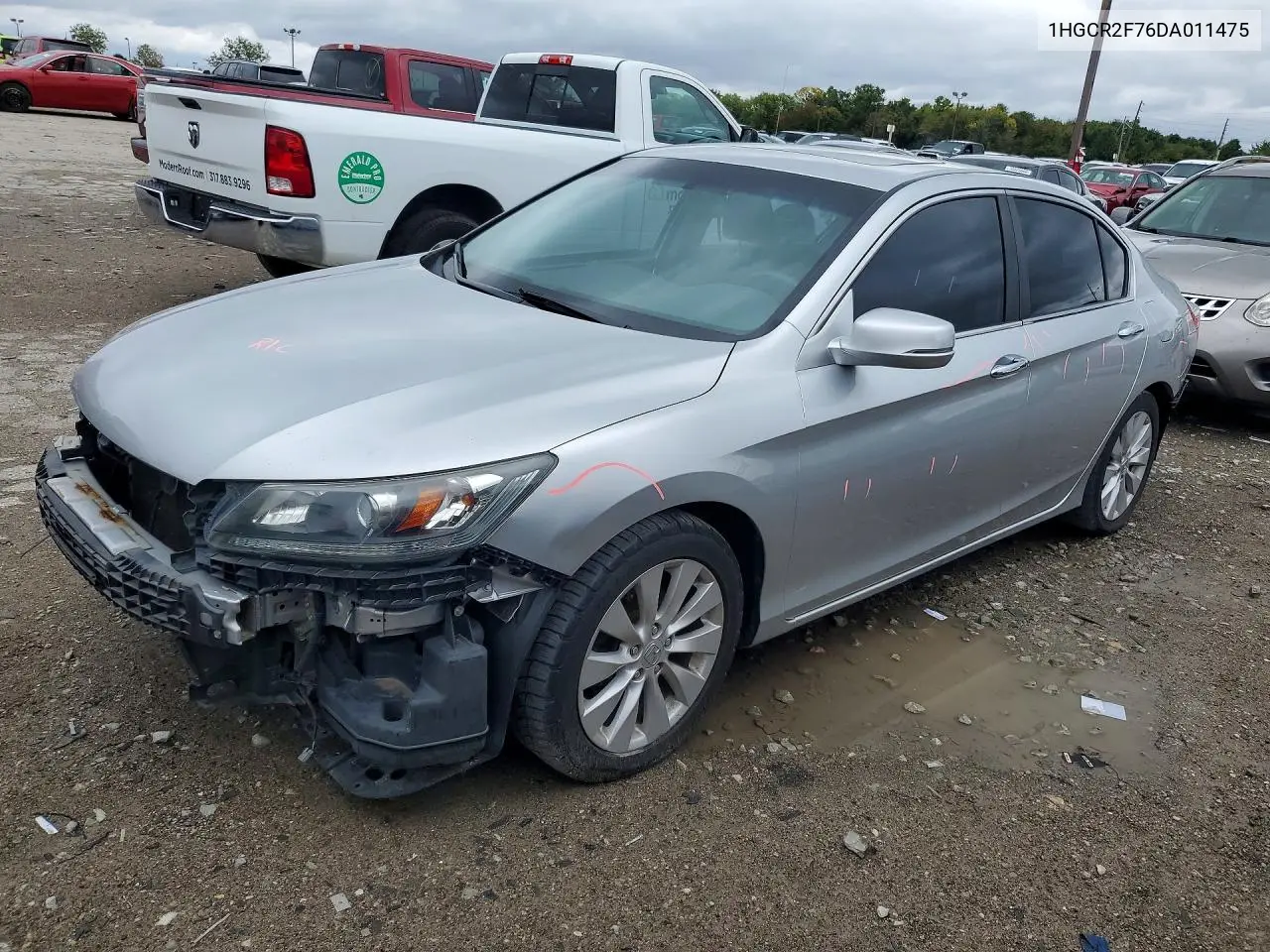 2013 Honda Accord Ex VIN 1HGCR2F76DA011475 фото 1