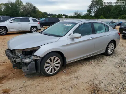 1HGCR3F80DA010174 — 2013 Honda Accord, Передняя часть, фото до ремонта