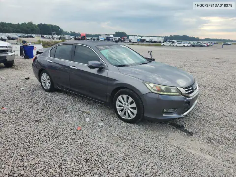 1HGCR3F81DA018378 — 2013 Honda Accord, фото 4 с аукциона Copart, Задняя часть