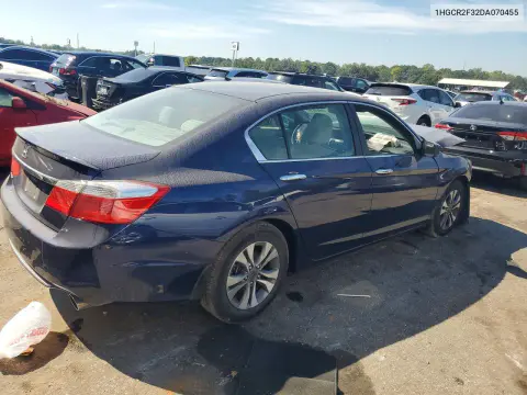 2013 Honda Accord Lx VIN 1HGCR2F32DA070455 фото 3