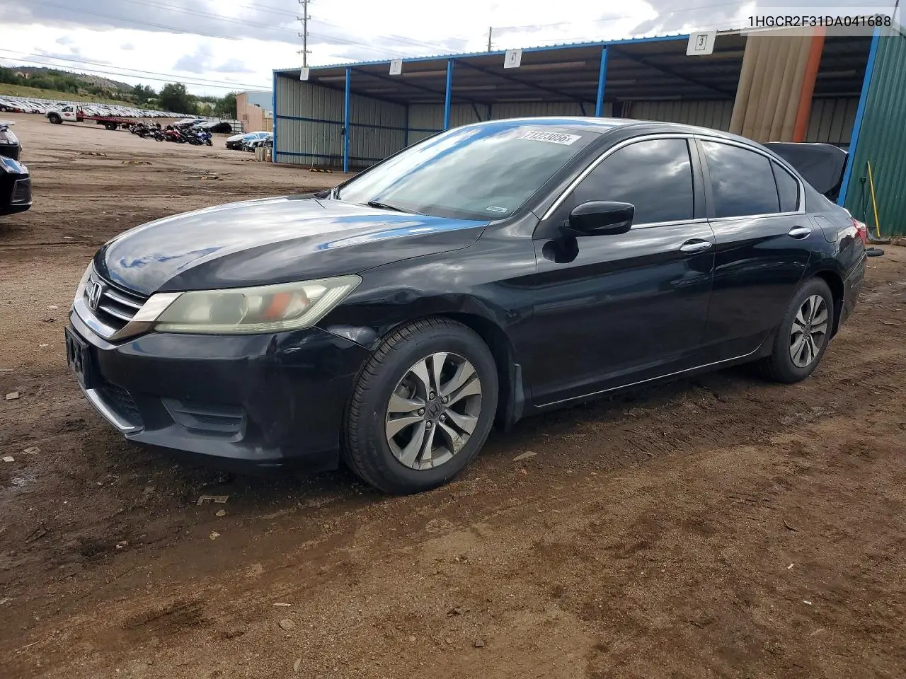 2013 Honda Accord Lx VIN 1HGCR2F31DA041688 фото 1