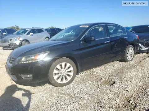 1HGCR3F82DA047341 — 2013 Honda Accord, Сторона, фото до ремонта
