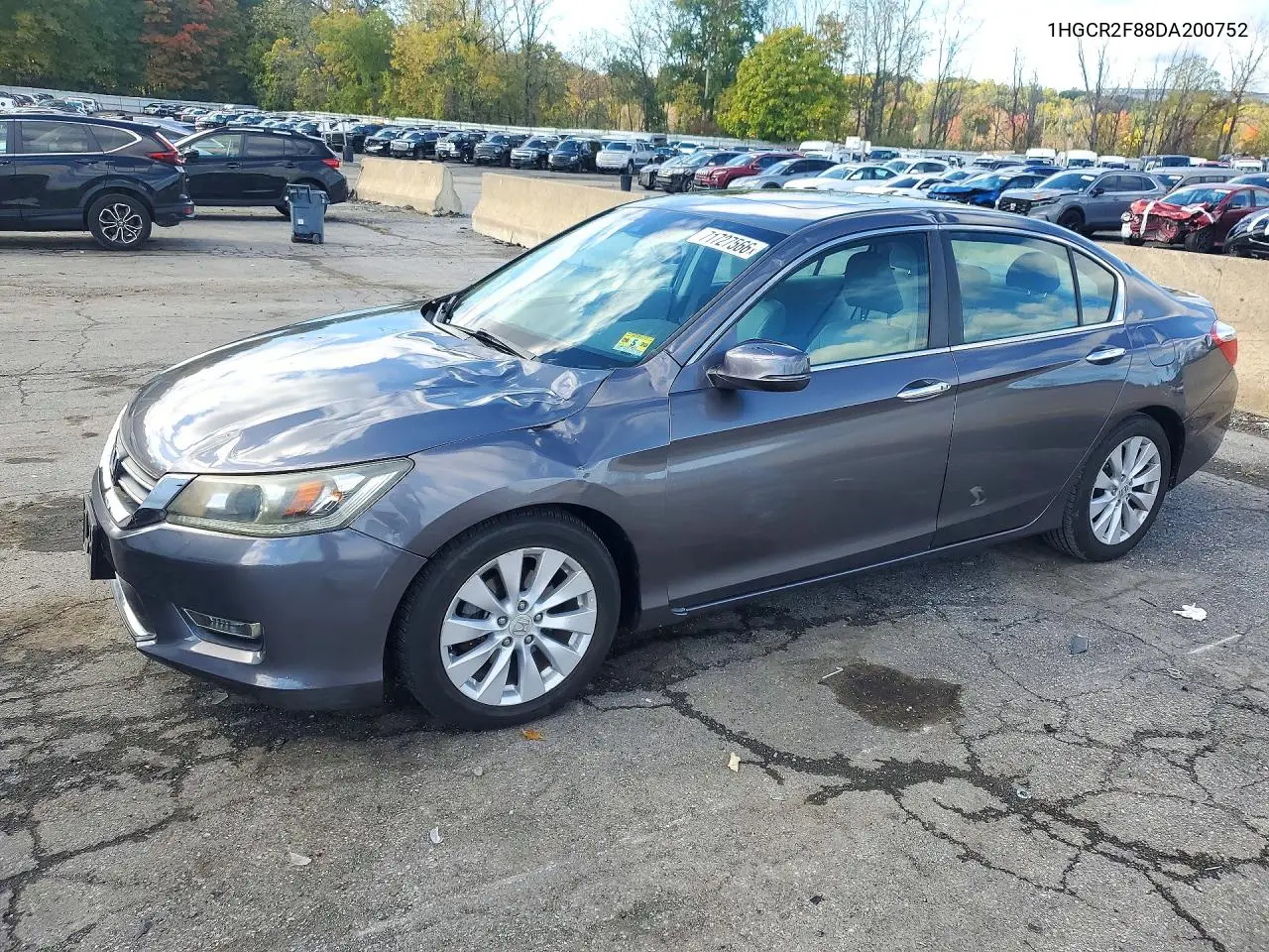 2013 Honda Accord Exl VIN 1HGCR2F88DA200752 фото 1