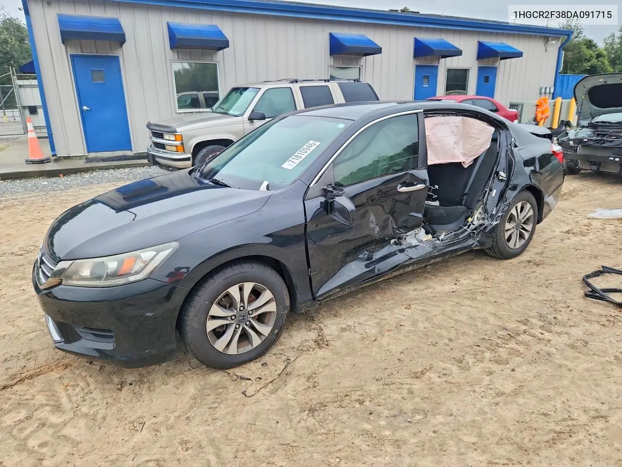 2013 Honda Accord Lx VIN 1HGCR2F38DA091715 фото 1