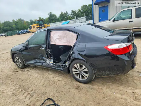 2013 Honda Accord Lx VIN 1HGCR2F38DA091715 фото 2