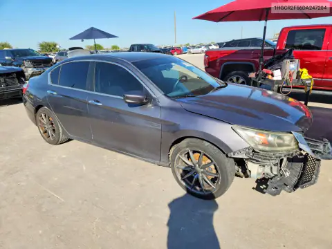 1HGCR2F56DA247204 — 2013 Honda Accord, фото 4 с аукциона Copart, Передняя часть