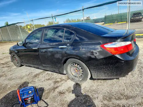 1HGCR2F54DA051553 — 2013 Honda Accord, фото 2 с аукциона Copart 20.10.2026, Передняя часть
