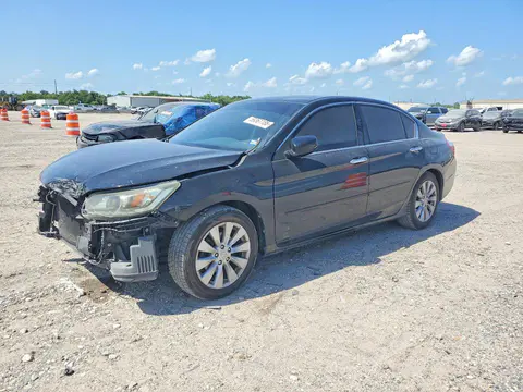 1HGCR3F83EA018383 — 2014 Honda Accord, Передняя часть (Front End), фото до ремонта