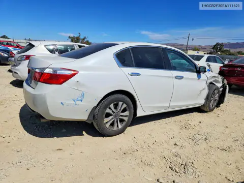 2014 Honda Accord Lx VIN 1HGCR2F30EA111621 фото 3