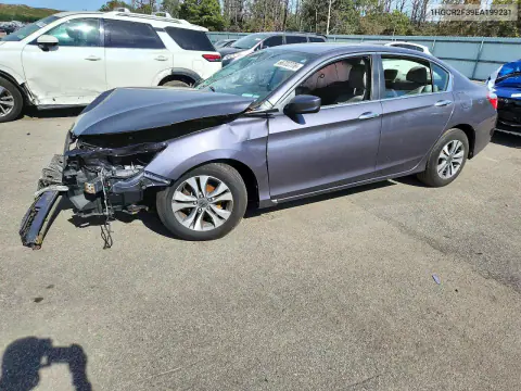 1HGCR2F39EA199231 — 2014 Honda Accord, Передняя часть, фото до ремонта