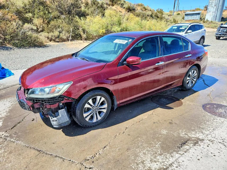 2014 Honda Accord VIN 1HGCR2F38EA272704 фото 1
