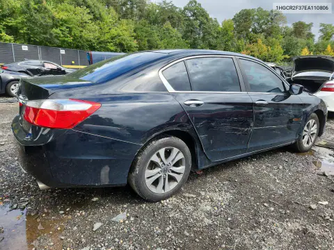 2014 Honda Accord Lx VIN 1HGCR2F37EA110806 фото 3
