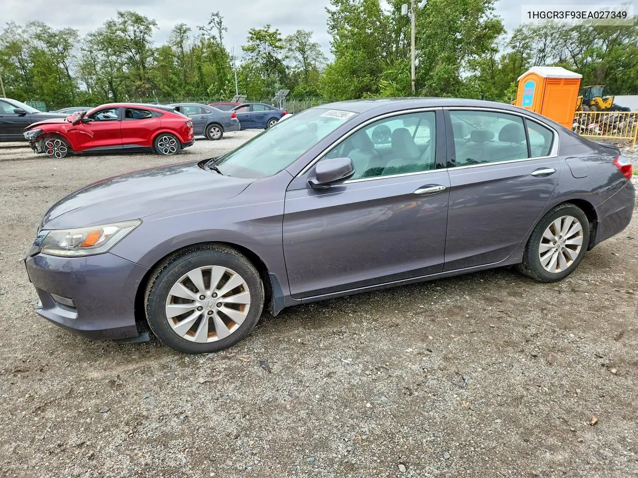 2014 Honda Accord Touring VIN 1HGCR3F93EA027349 фото 1