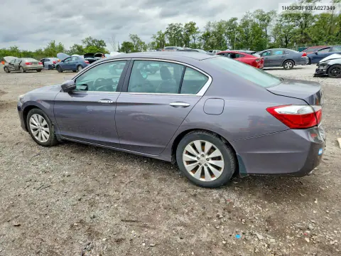 2014 Honda Accord Touring VIN 1HGCR3F93EA027349 фото 2