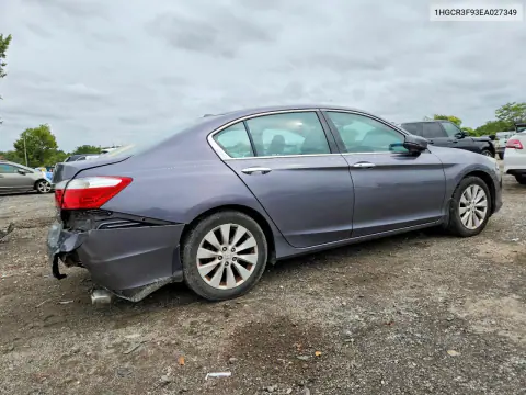 2014 Honda Accord Touring VIN 1HGCR3F93EA027349 фото 3