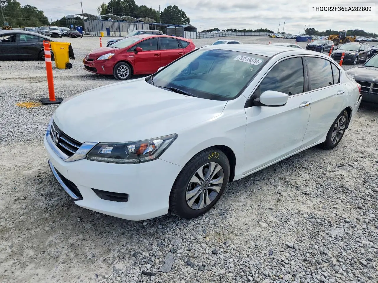 2014 Honda Accord Lx VIN 1HGCR2F36EA282809 фото 1