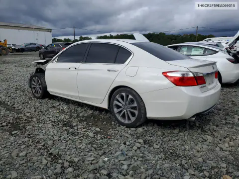 2014 Honda Accord Sport VIN 1HGCR2F59EA069015 фото 2