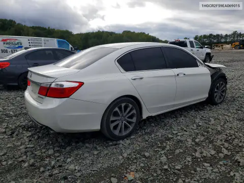 2014 Honda Accord Sport VIN 1HGCR2F59EA069015 фото 3