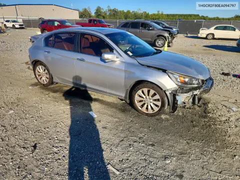 2014 Honda Accord Exl VIN 1HGCR2F80EA094797 фото 4